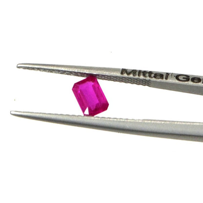 Natural Untreated Mozambique Ruby Calibrated Octagons | 3x5mm & 4x6mm