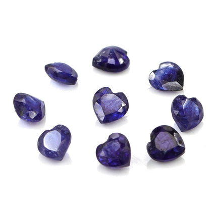 Natural Bangkok Blue Sapphire Calibrated Hearts | 3mm & 3.5mm