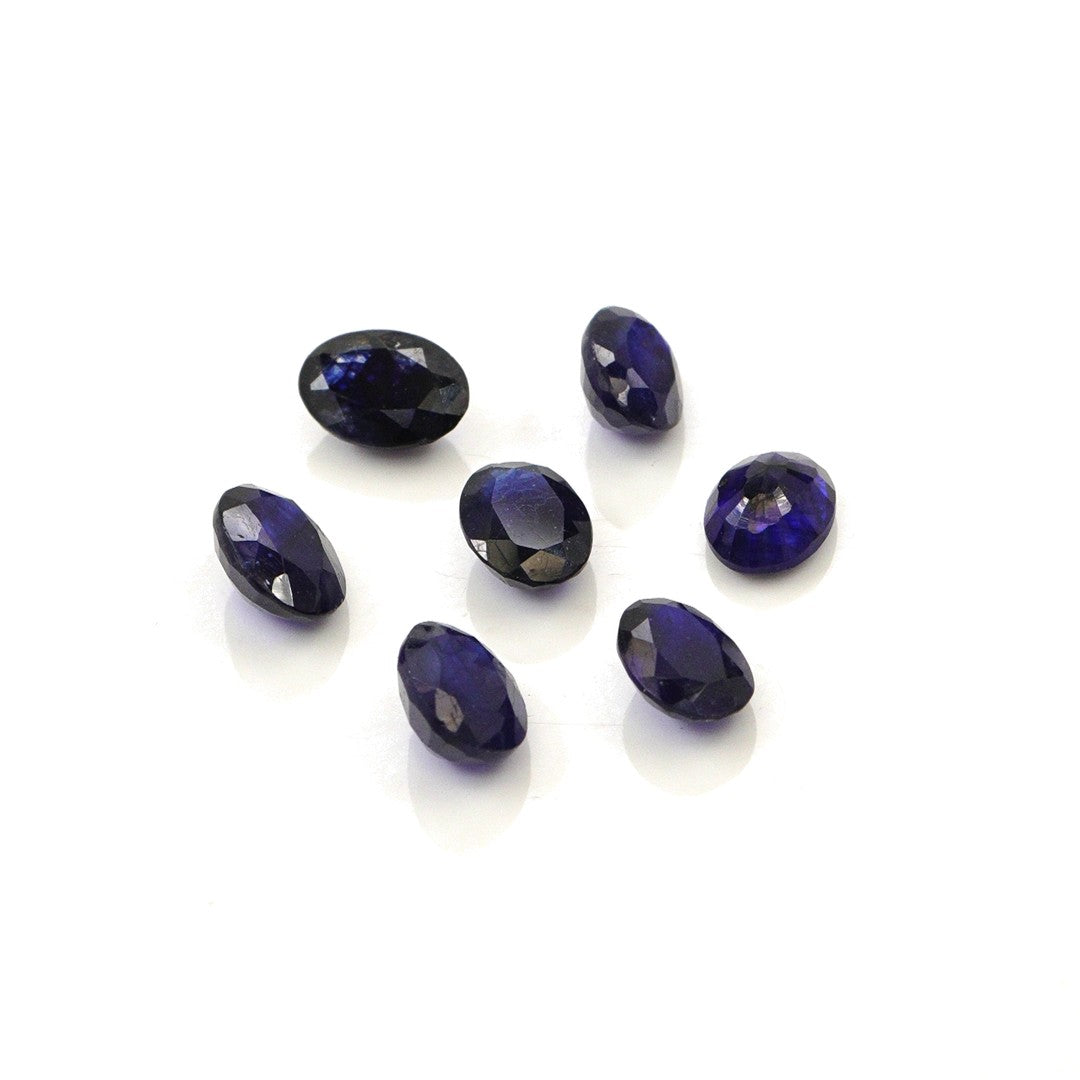 Natural Bangkok Blue Sapphire Calibrated Ovals | 5x7mm & 6x8mm