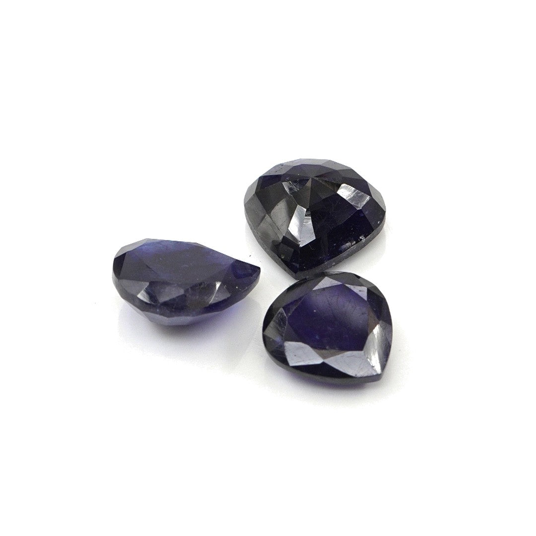 Natural Bangkok Blue Sapphire Calibrated Hearts | 9mm & 10mm