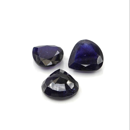 Natural Bangkok Blue Sapphire Calibrated Hearts | 9mm & 10mm