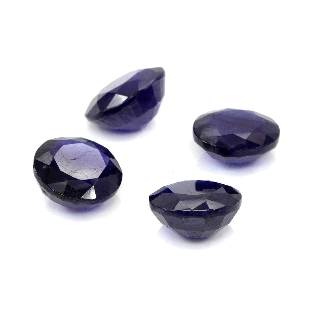Natural Bangkok Blue Sapphire Calibrated Rounds | 11mm & 12mm