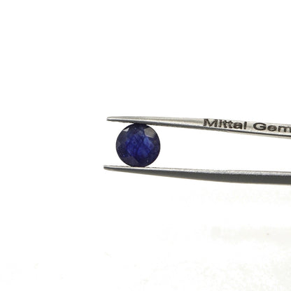Natural Bangkok Blue Sapphire Calibrated Rounds | 7mm & 8mm