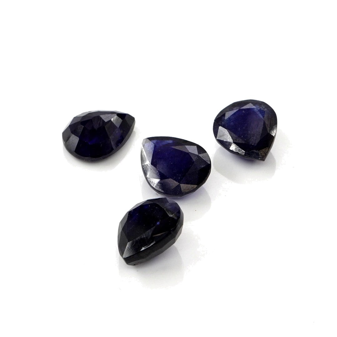 Natural Bangkok Blue Sapphire Calibrated Pears | 9x11mm & 10x12mm