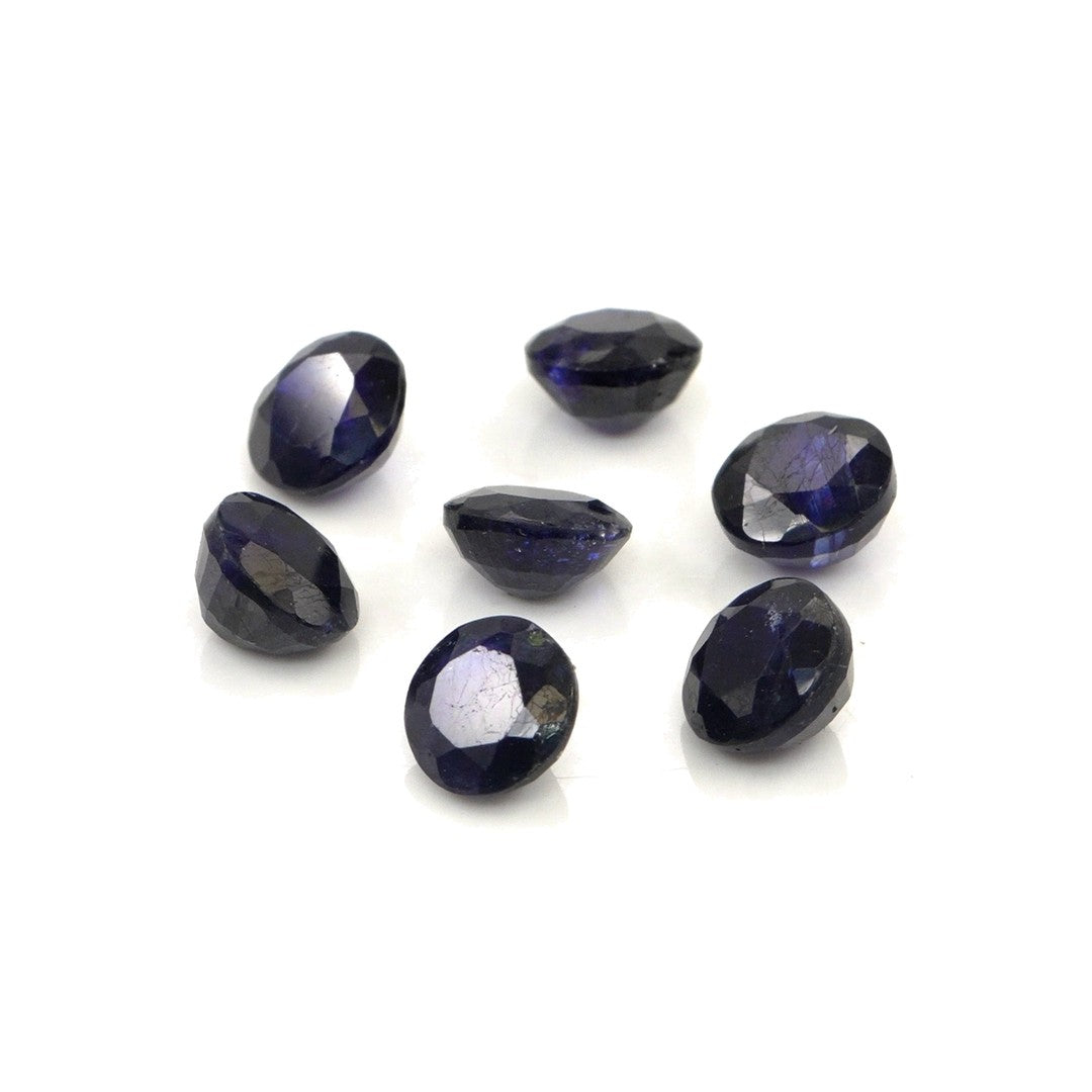 Natural Bangkok Blue Sapphire Calibrated Rounds | 5mm & 6mm