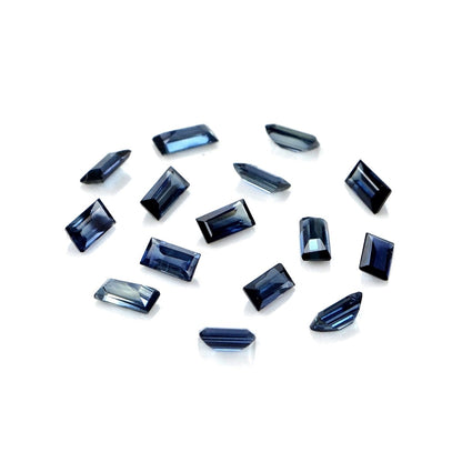 Natural Untreated Blue Sapphire Calibrated Baguettes | 1.5x3mm & 2x4mm