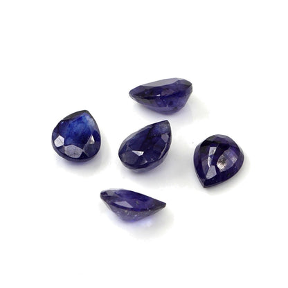 Natural Bangkok Blue Sapphire Calibrated Pears | 7x9mm & 8x10mm