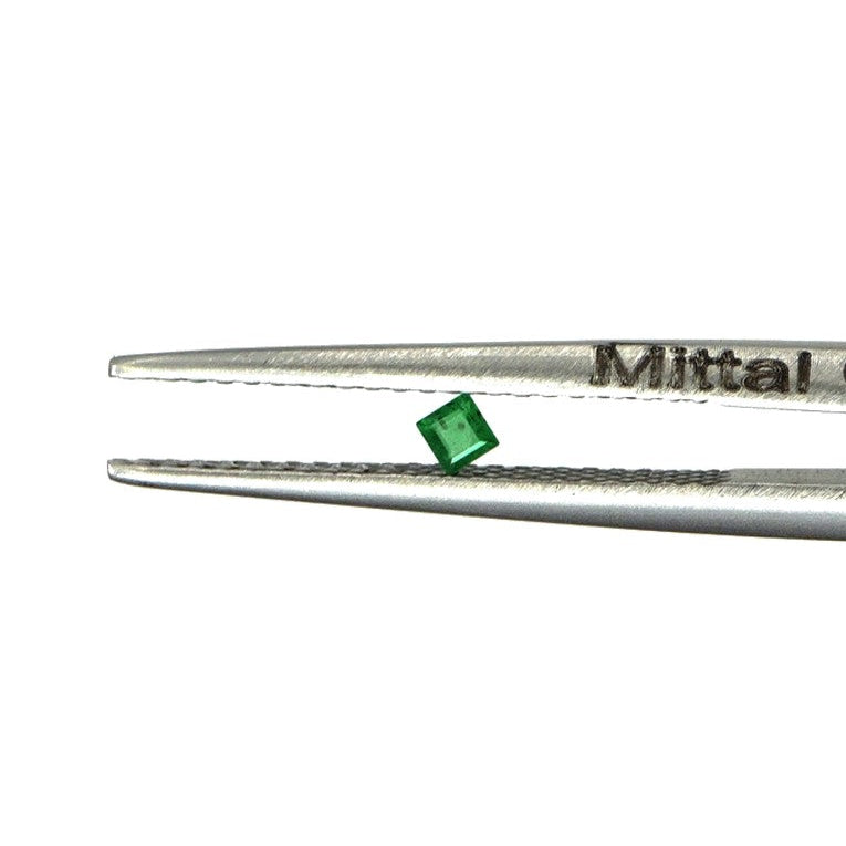 Natural Zambian Emerald Calibrated Squares | 2mm & 2.5mm