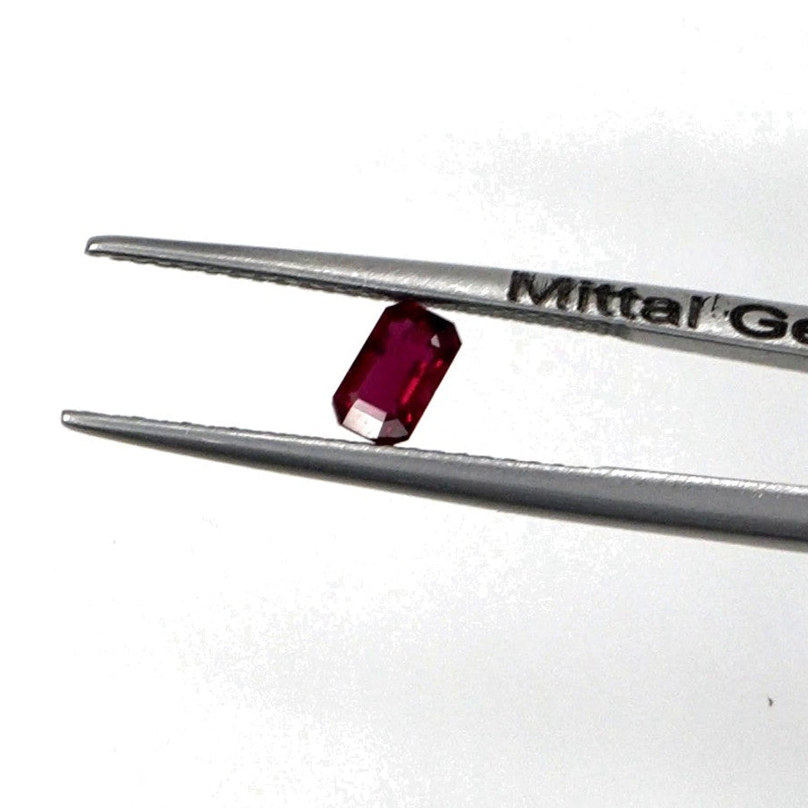 Natural Untreated Mozambique Ruby Calibrated Octagons | 3x5mm & 4x6mm
