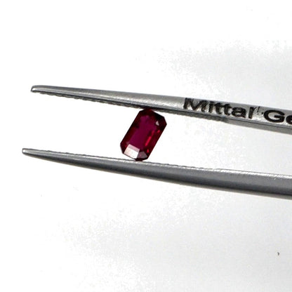 Natural Untreated Mozambique Ruby Calibrated Octagons | 3x5mm & 4x6mm