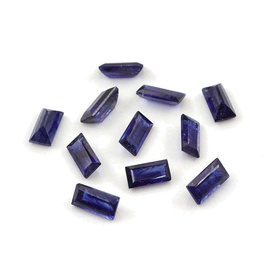 Natural Bangkok Blue Sapphire Calibrated Baguettes | 2x4mm & 2.5x5mm