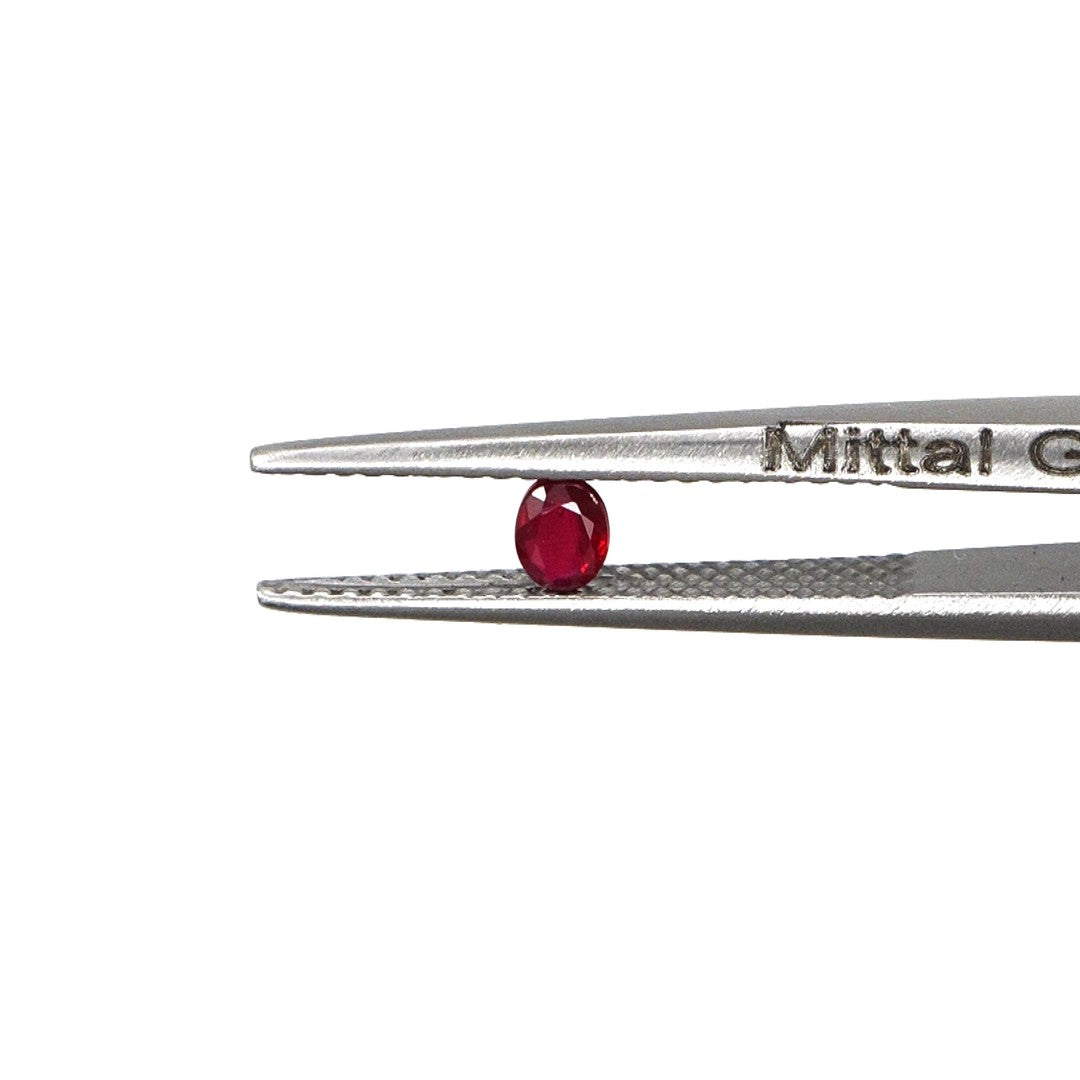 Natural Untreated African Ruby Calibrated Ovals | 2x3mm & 3x4mm