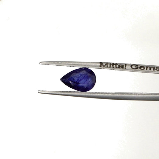Natural Bangkok Blue Sapphire Calibrated Pears | 5x7mm & 6x8mm