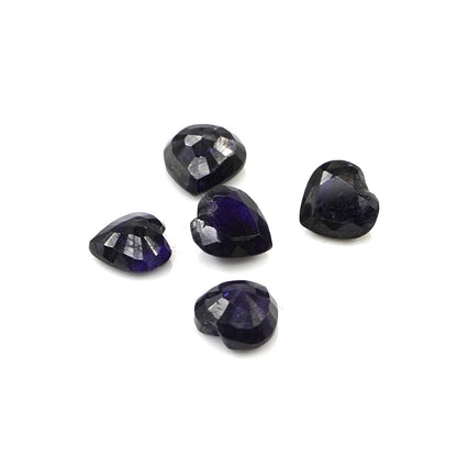 Natural Bangkok Blue Sapphire Calibrated Hearts | 5mm & 6mm