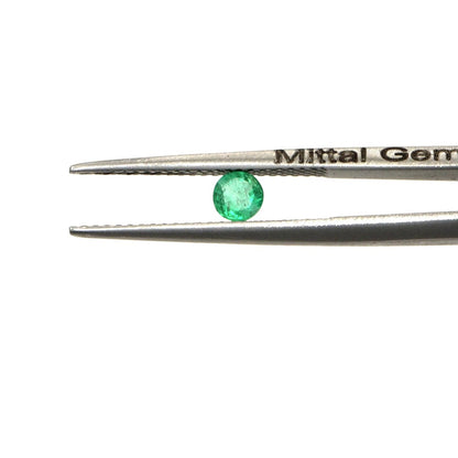 Natural Zambian Emerald Calibrated Rounds | 3mm & 3.5mm