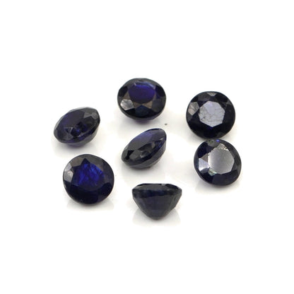 Natural Bangkok Blue Sapphire Calibrated Rounds | 5mm & 6mm