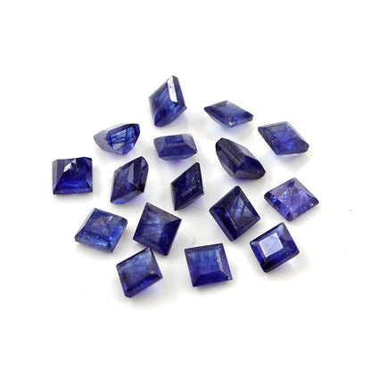 Natural Bangkok Blue Sapphire Calibrated Squares | 3mm & 3.5mm