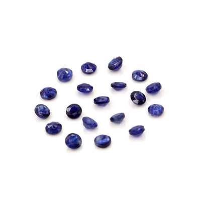Natural Bangkok Blue Sapphire Calibrated Rounds | 2.5mm & 3mm