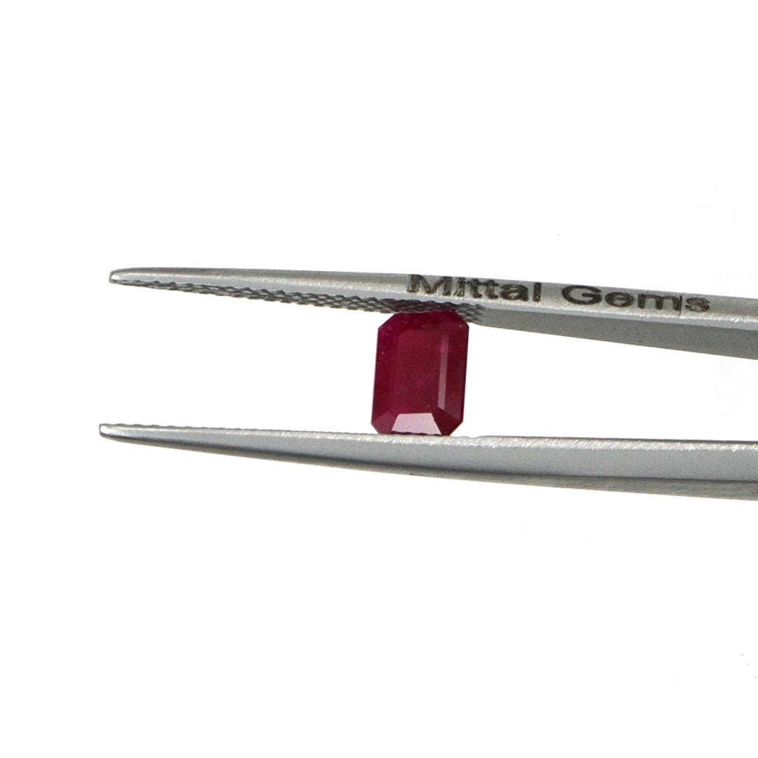 Natural Untreated Mozambique Ruby Calibrated Octagons | 5x7mm & 6x8mm