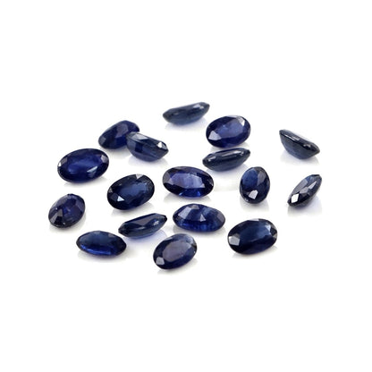 Natural Untreated Blue Sapphire Calibrated Ovals | 3x5mm & 4x6mm