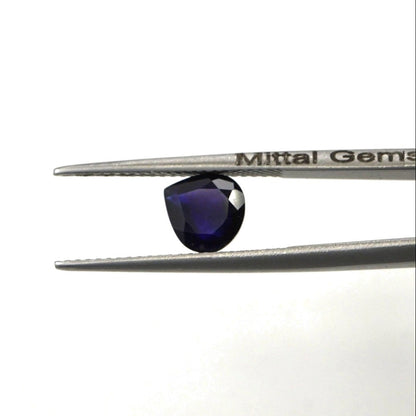Natural Bangkok Blue Sapphire Calibrated Hearts | 7mm & 8mm