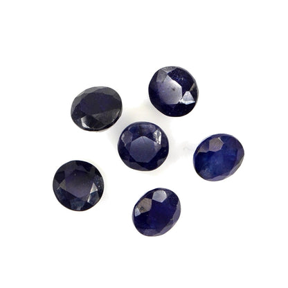 Natural Bangkok Blue Sapphire Calibrated Rounds | 9mm & 10mm