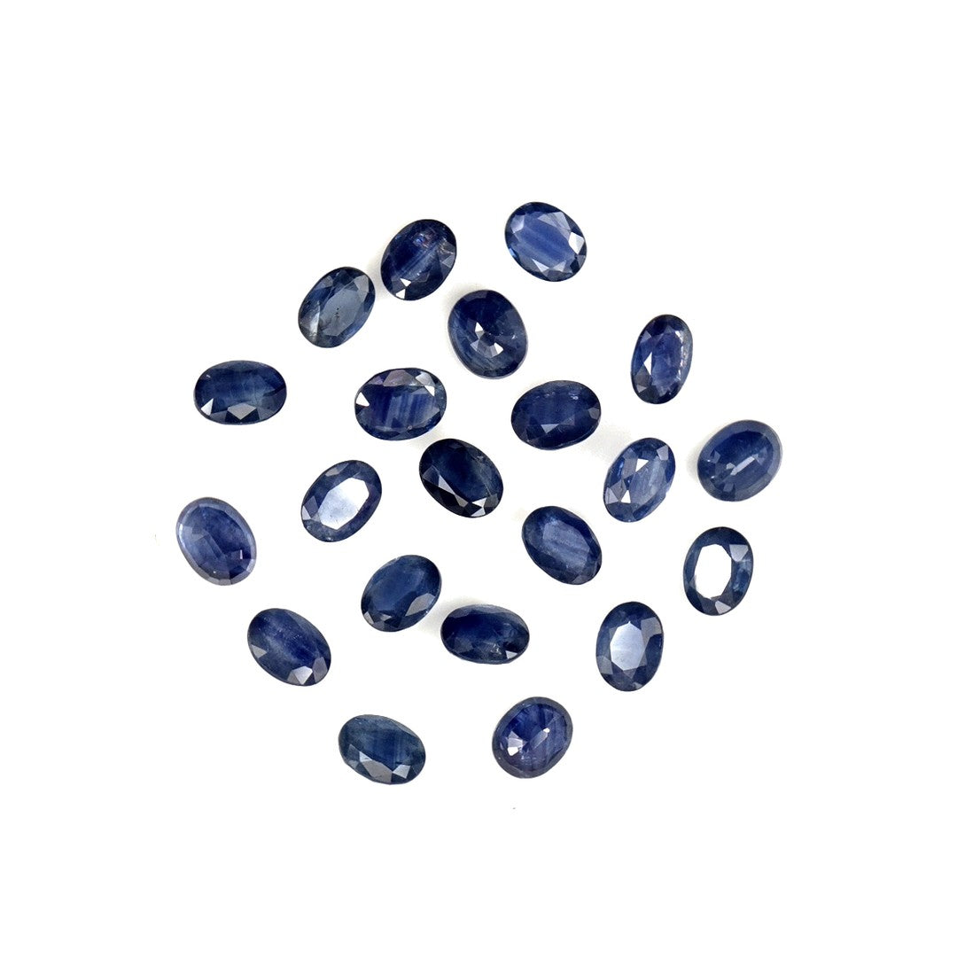 Natural Untreated Blue Sapphire Calibrated Ovals | 3x4mm & 4x5mm