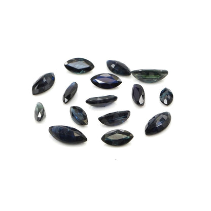 Natural Untreated Blue Sapphire Calibrated Marquise | 2.5x5mm & 3x6mm