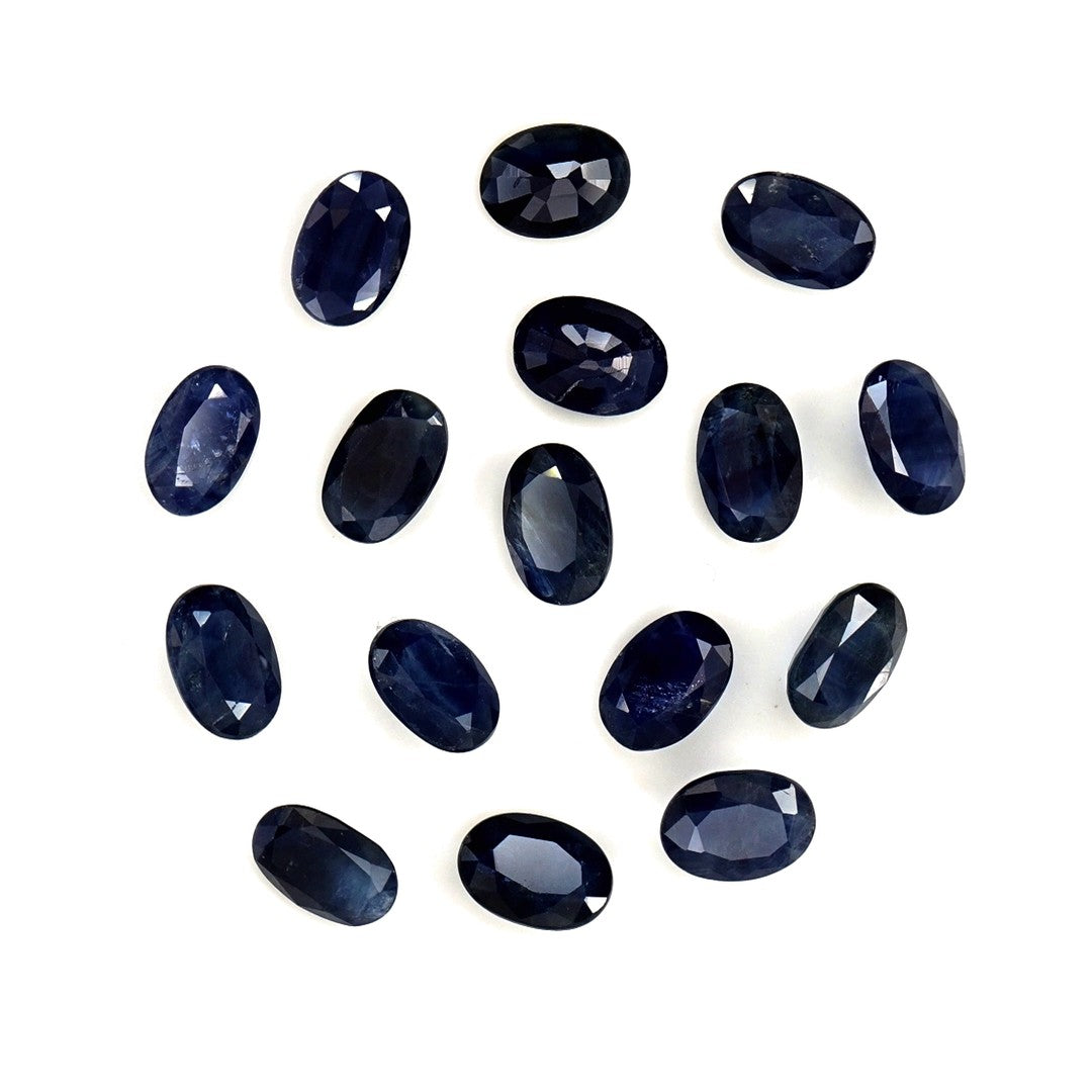 Natural Untreated Blue Sapphire Calibrated Ovals | 5x7mm & 6x8mm