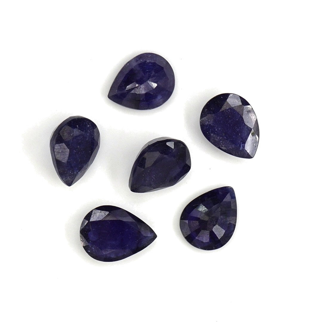 Natural Bangkok Blue Sapphire Calibrated Pears | 7x9mm & 8x10mm