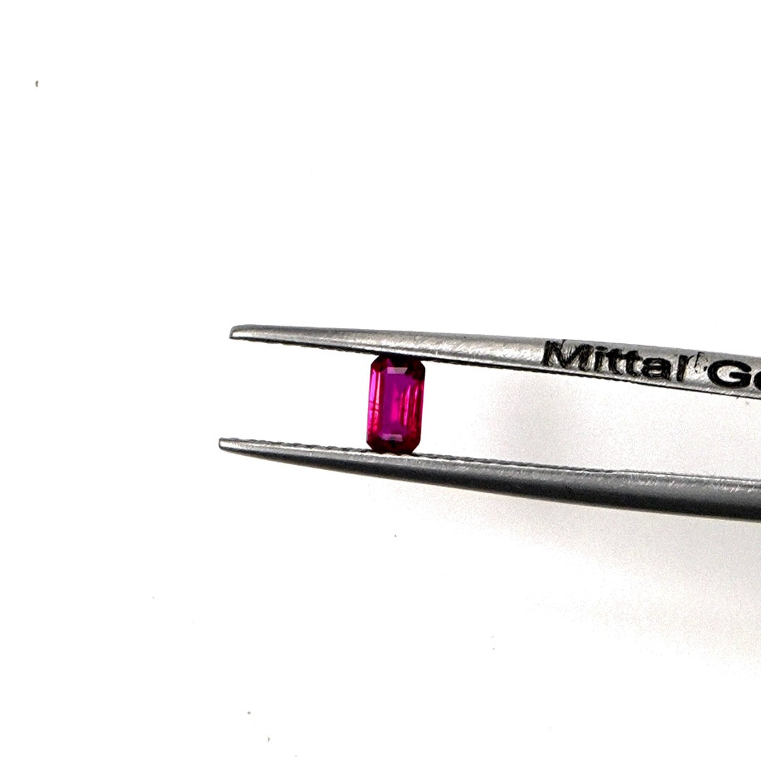 Natural Untreated Mozambique Ruby Calibrated Octagons | 3x5mm & 4x6mm