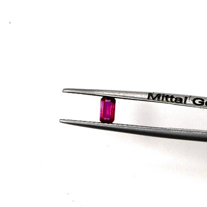 Natural Untreated Mozambique Ruby Calibrated Octagons | 3x5mm & 4x6mm