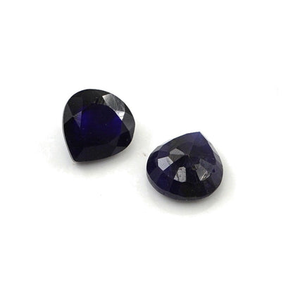 Natural Bangkok Blue Sapphire Calibrated Hearts | 7mm & 8mm