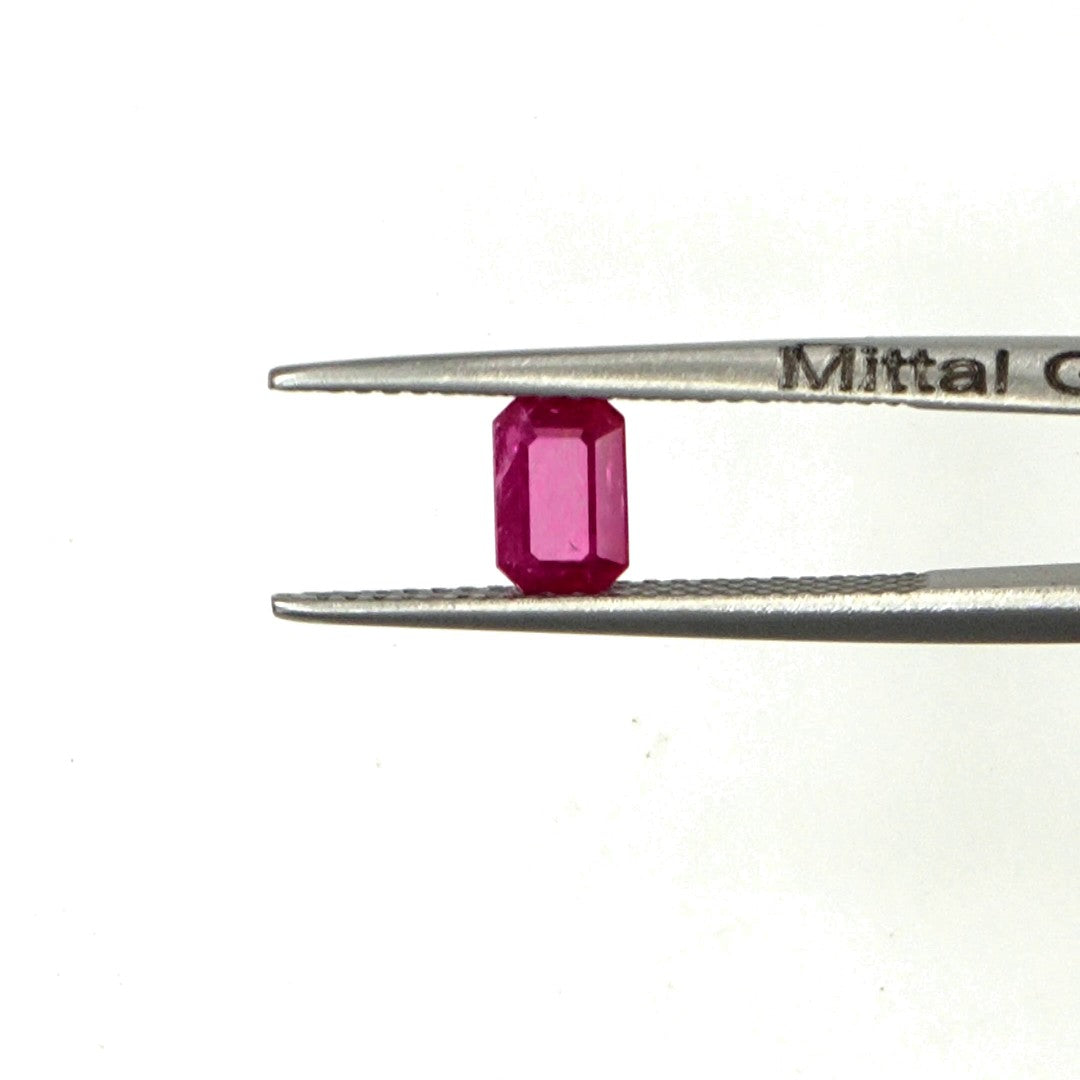 Natural Untreated Mozambique Ruby Calibrated Octagons | 3x5mm & 4x6mm