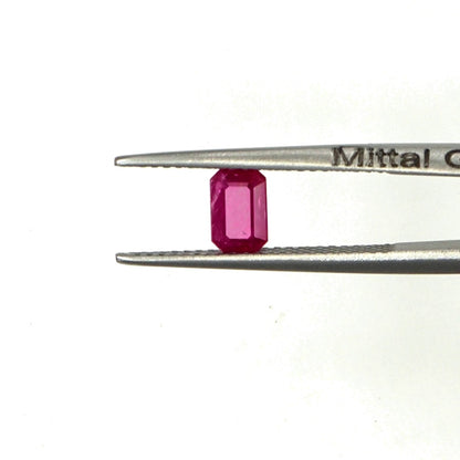 Natural Untreated Mozambique Ruby Calibrated Octagons | 3x5mm & 4x6mm