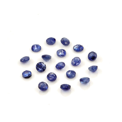 Natural Bangkok Blue Sapphire Calibrated Rounds | 2.5mm & 3mm