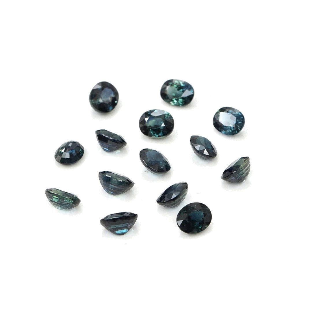 Natural Untreated Blue Sapphire Calibrated Ovals | 3x4mm & 4x5mm