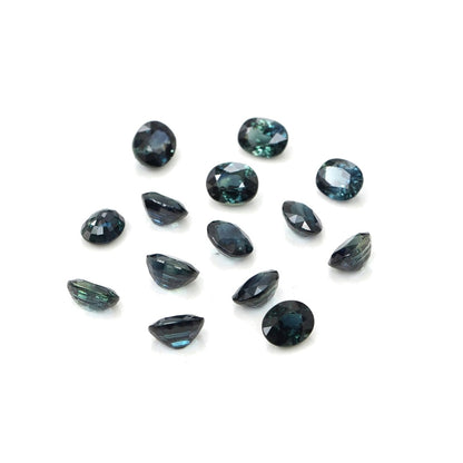 Natural Untreated Blue Sapphire Calibrated Ovals | 3x4mm & 4x5mm