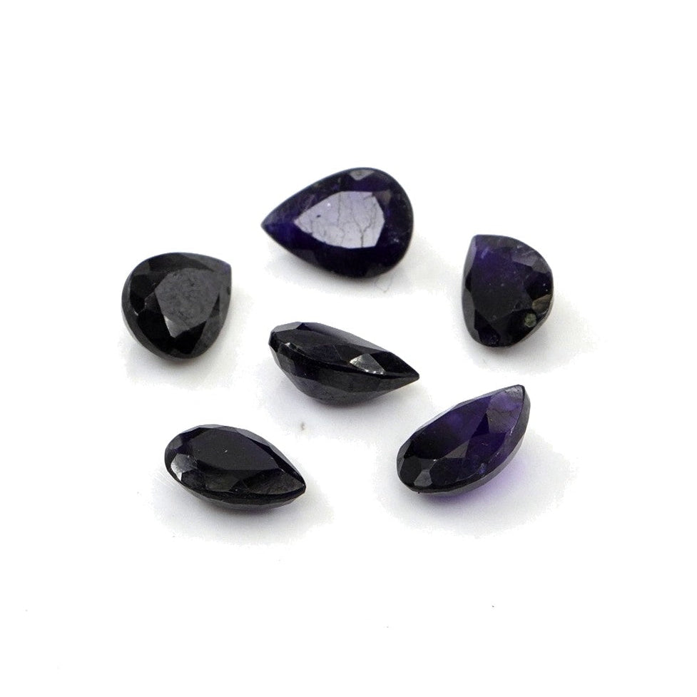 Natural Bangkok Blue Sapphire Calibrated Pears | 5x7mm & 6x8mm