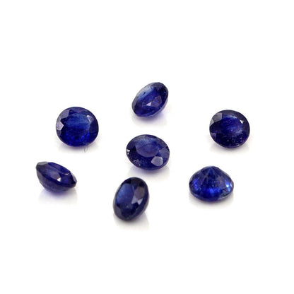 Natural Bangkok Blue Sapphire Calibrated Rounds | 4mm & 4.5mm