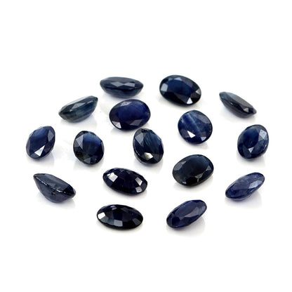 Natural Untreated Blue Sapphire Calibrated Ovals | 5x7mm & 6x8mm