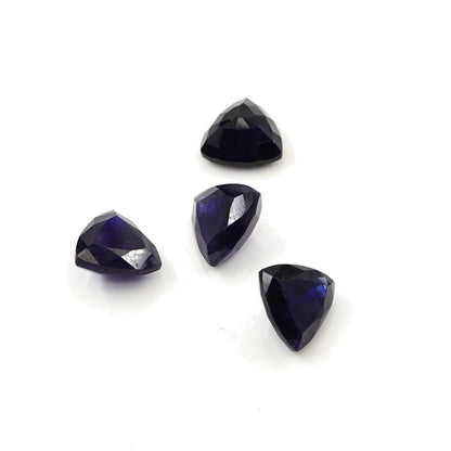 Natural Bangkok Blue sapphire Calibrated Trillions | 5mm & 5.5mm