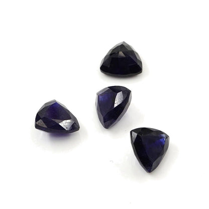 Natural Bangkok Blue sapphire Calibrated Trillions | 8mm & 8.5mm