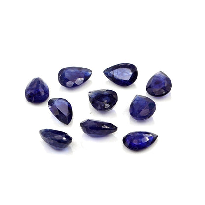 Natural Bangkok Blue Sapphire Calibrated Pears | 5x7mm & 6x8mm