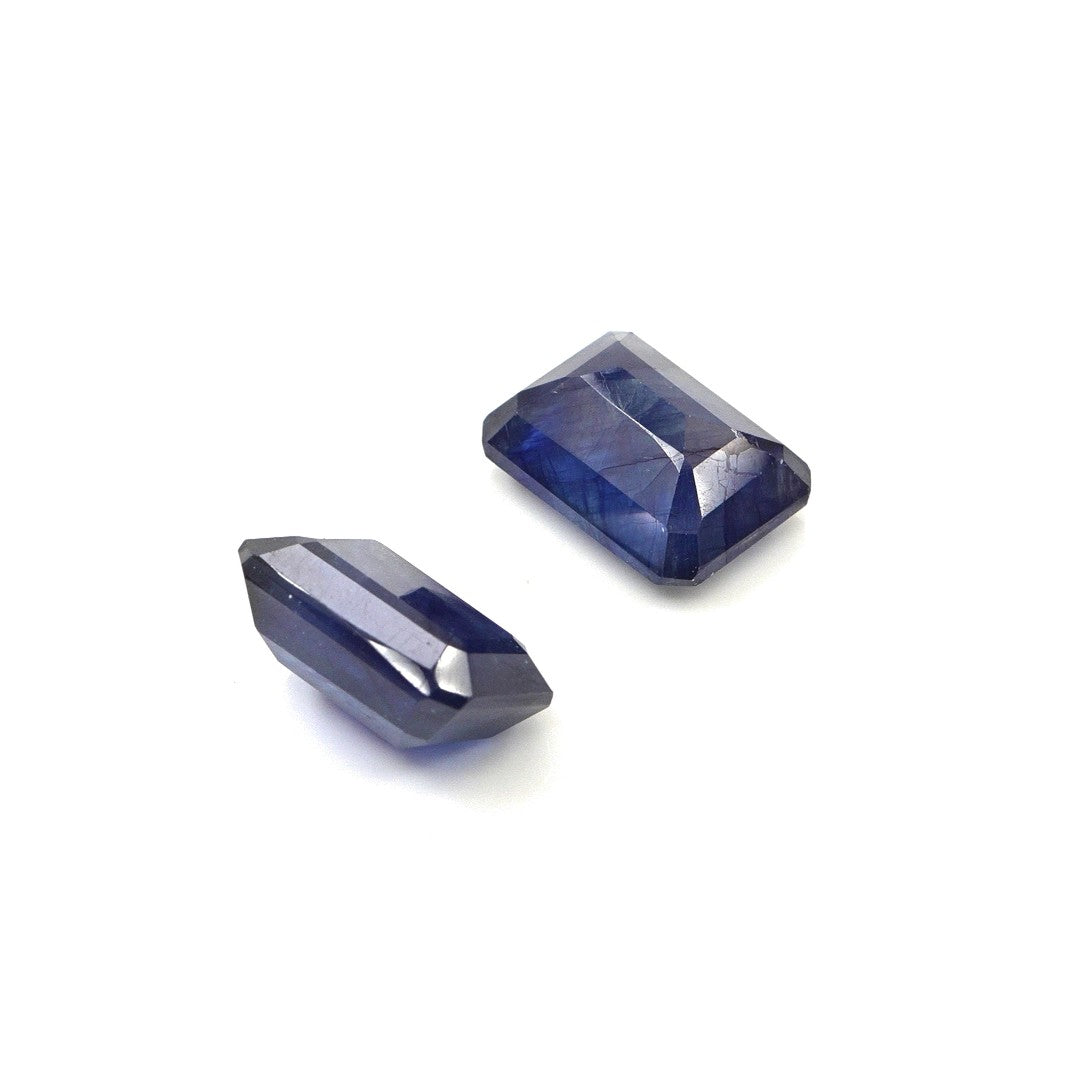 Natural Bangkok Blue Sapphire Calibrated Octagons | 9x11mm & 10x12mm