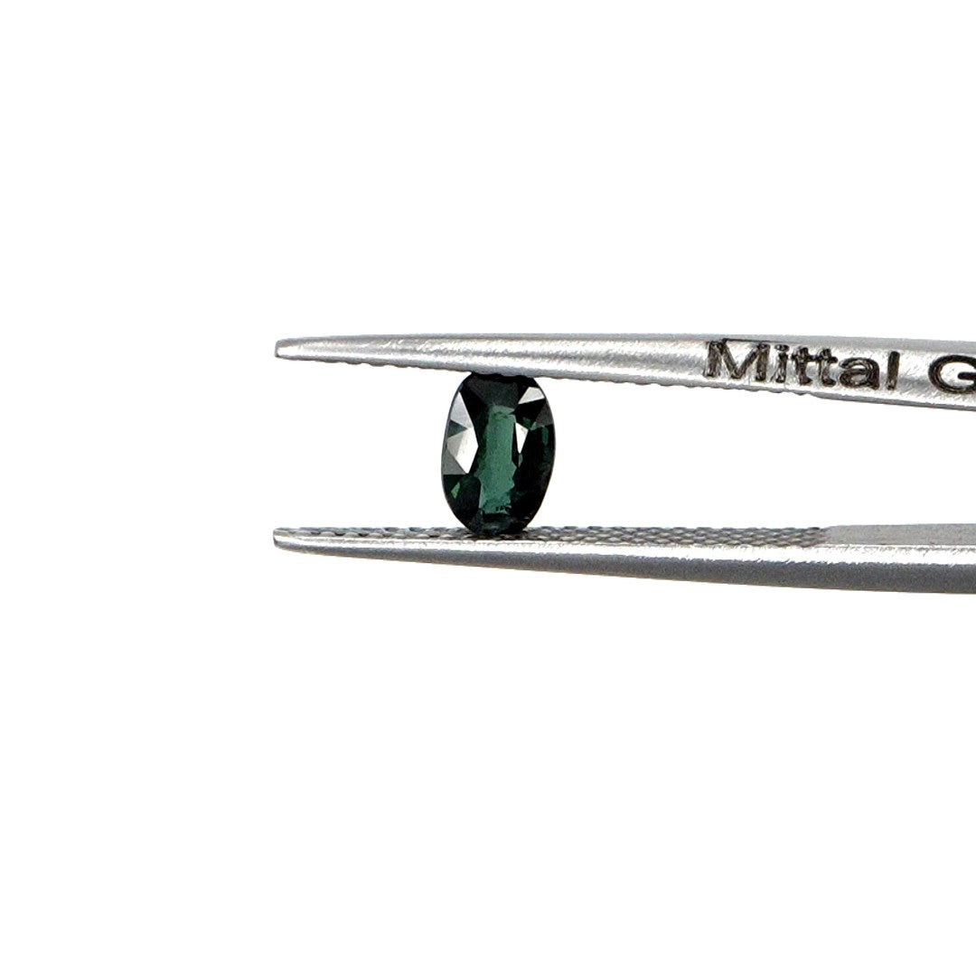 Natural Untreated Teal Sapphire Calibrated Ovals | 3x5mm & 4x6mm