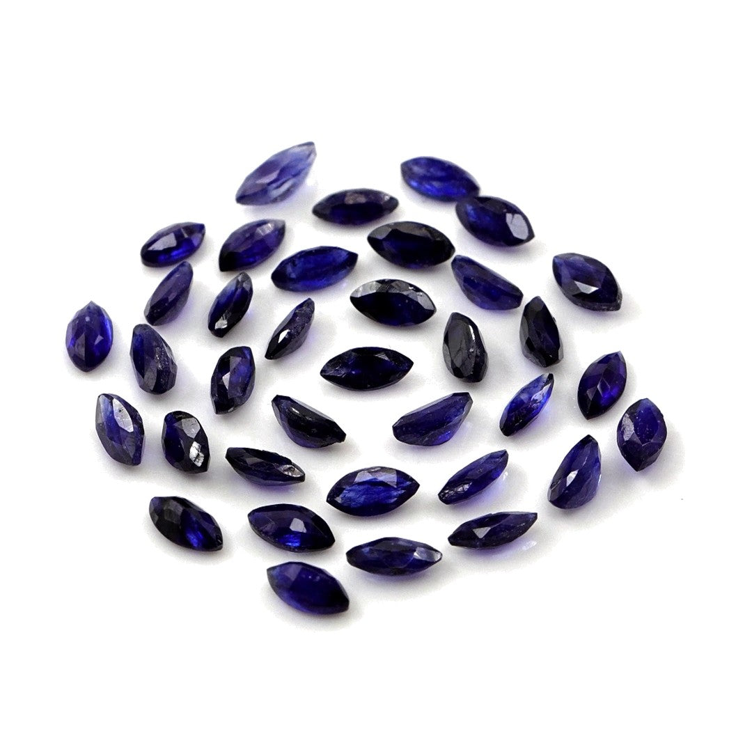 Natural Bangkok Blue Sapphire Calibrated Marquise | 2x4mm & 2.5x5mm
