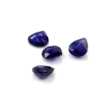 Natural Bangkok Blue Sapphire Calibrated Hearts | 7mm & 8mm