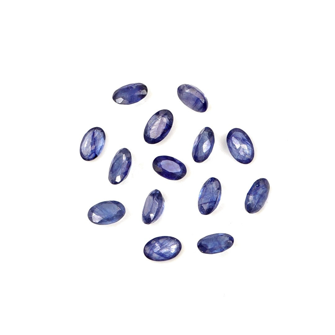 Natural Bangkok Blue Sapphire Calibrated Ovals | 3x5mm & 4x6mm