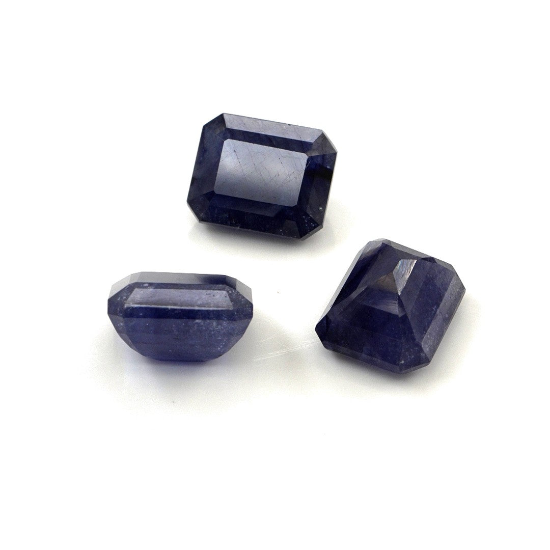 Natural Bangkok Blue Sapphire Calibrated Octagons | 9x11mm & 10x12mm